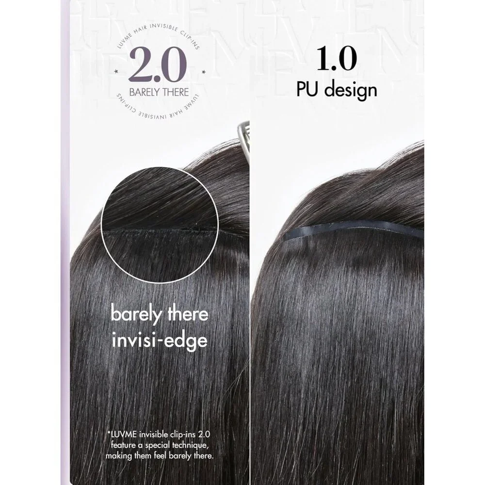 Hair Extensions Silky Straight Human Remy Clip Ins 24 Inch Natural Black
